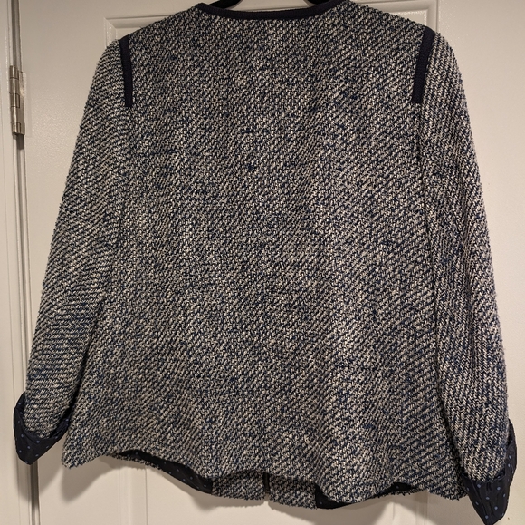 Talbots Tweed Blazer 14W - Picture 4 of 6